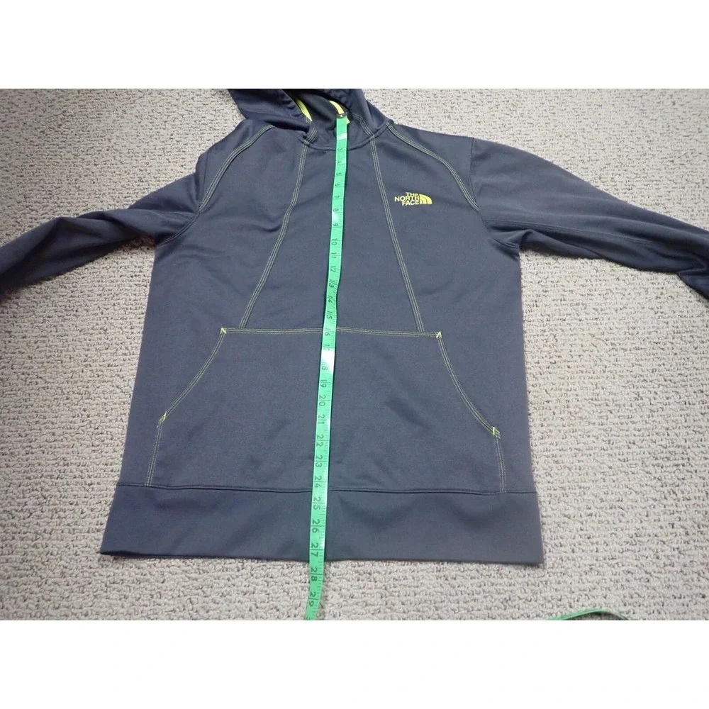 The North Face Hoodie Mens Medium Gray Excellent Mountain Athletics Full Zip